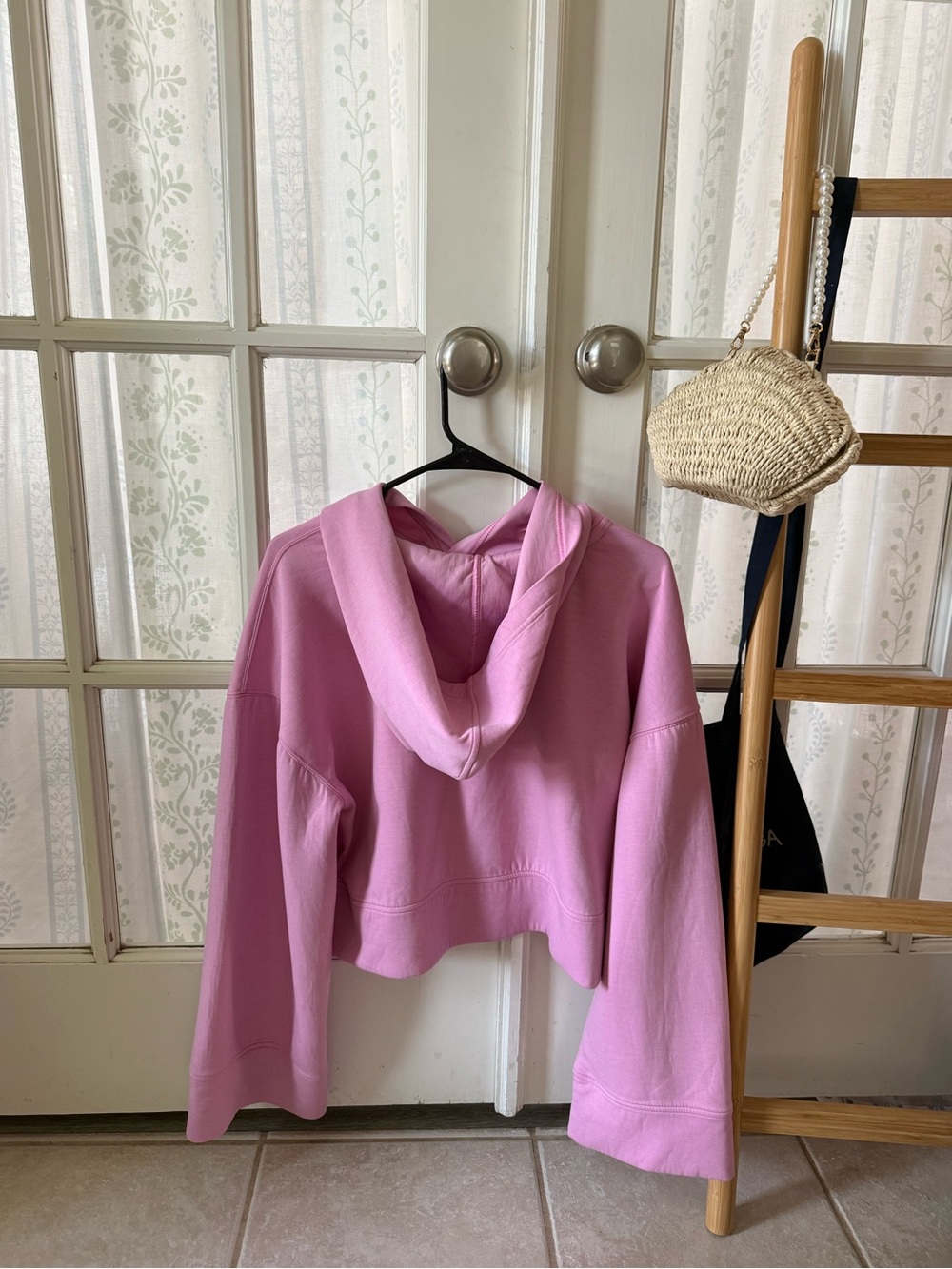 FP Movement by Free People Cropped Lavender-Pink Hoodie - Picture 4 of 4